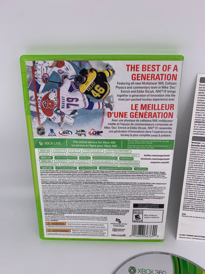 MiCROSOFT XBOX 360 | NHL 15