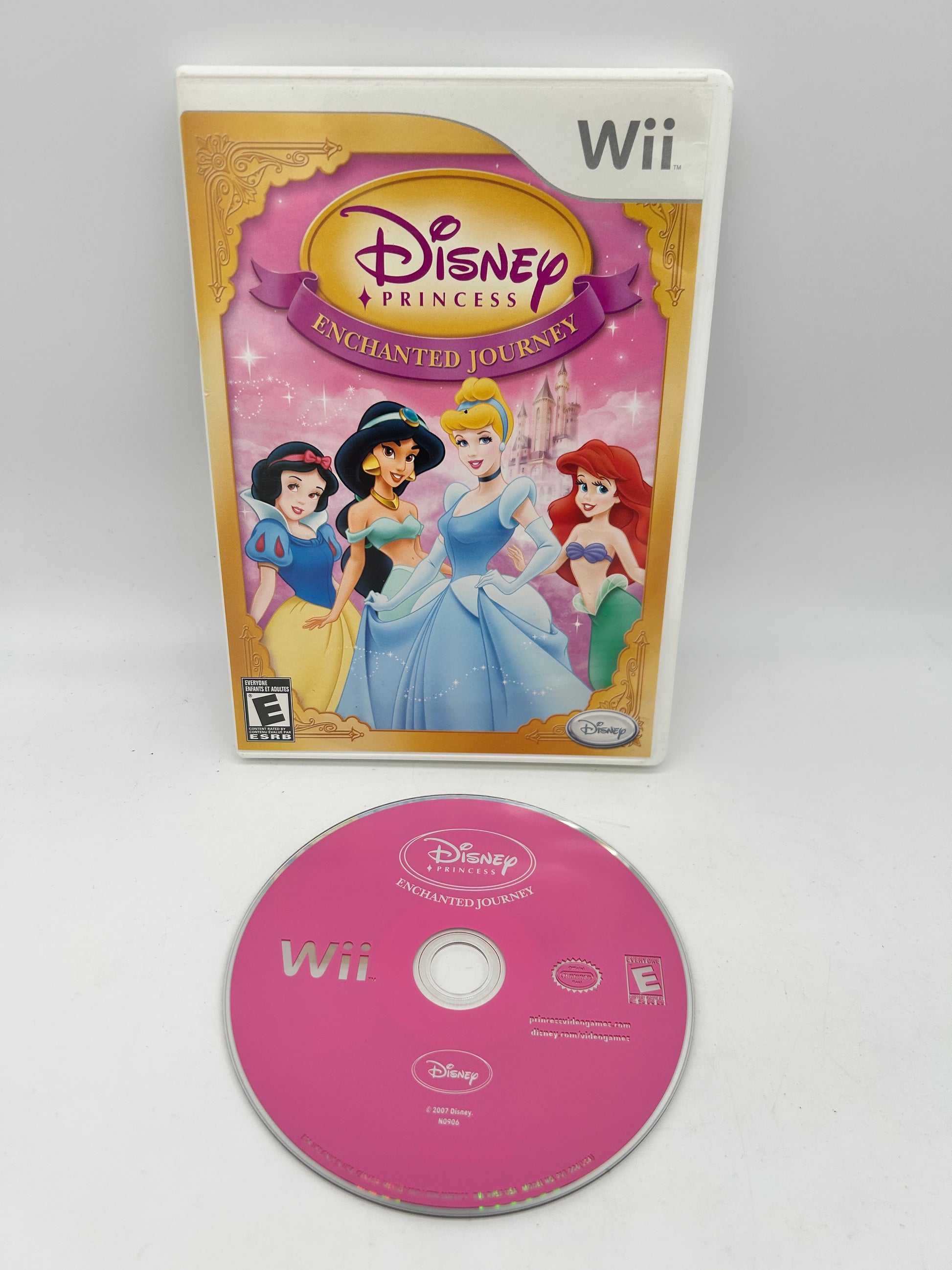 PiXEL-RETRO.COM : NINTENDO WII COMPLET CIB BOX MANUAL GAME NTSC DISNEY PRINCESS ENCHANTED JOURNEY