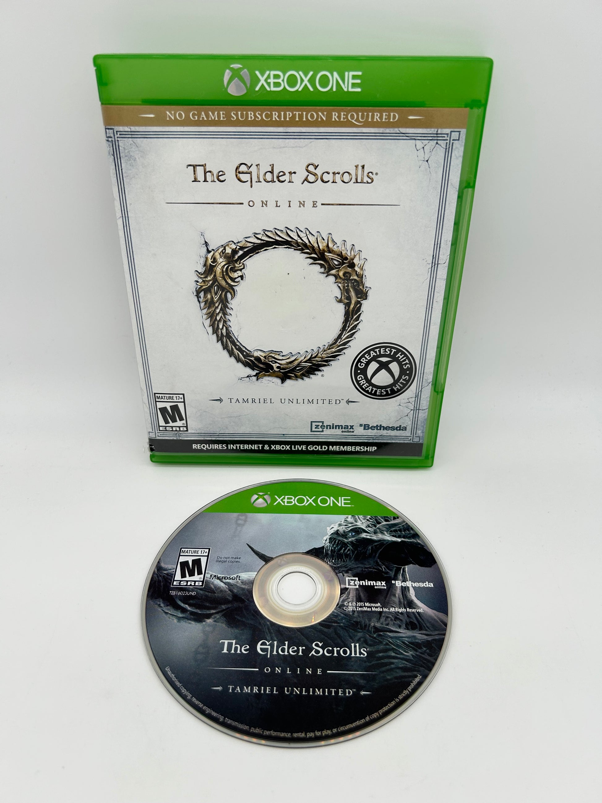 PiXEL-RETRO.COM : MICROSOFT XBOX ONE COMPLETE CIB BOX MANUAL GAME NTSC THE ELDER SCROLLS ONLINE TAMRIEL UNLIMITED