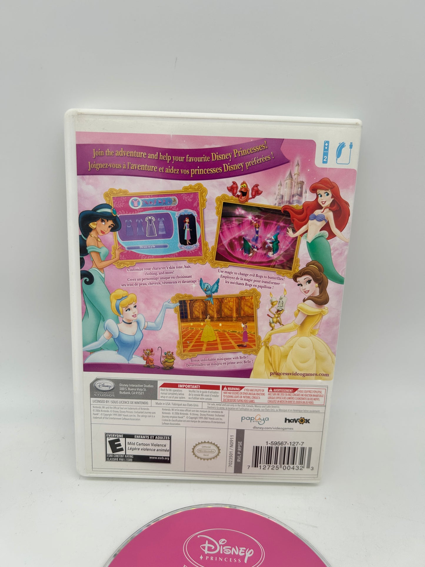 NiNTENDO Wii | DiSNEY PRiNCESS ENCHANTED JOURNEY