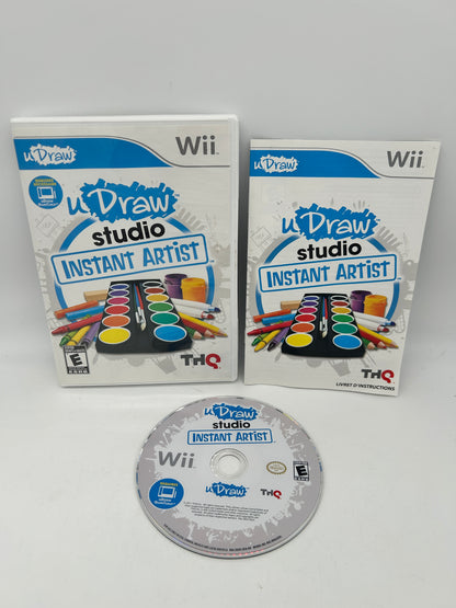 PiXEL-RETRO.COM : NINTENDO WII COMPLET CIB BOX MANUAL GAME NTSC UDRAW STUDIO INSTANT ARTIST