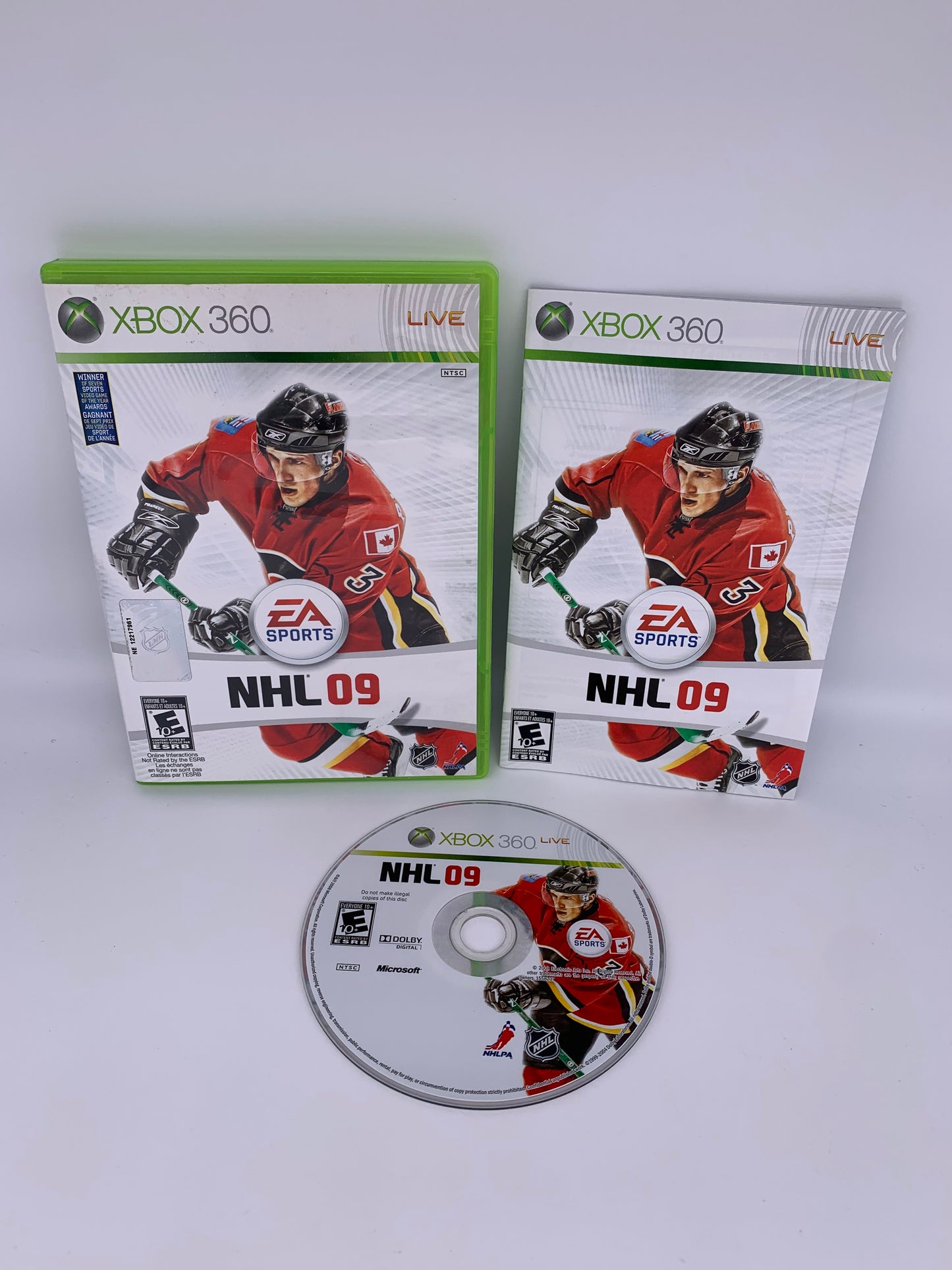 PiXEL-RETRO.COM : MICROSOFT XBOX 360 COMPLETE CIB BOX MANUAL GAME NTSC NHL 09