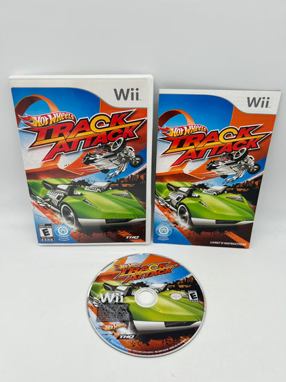 PiXEL-RETRO.COM : NINTENDO WII COMPLET CIB BOX MANUAL GAME NTSC HOT WHEELS TRACK ATTACK