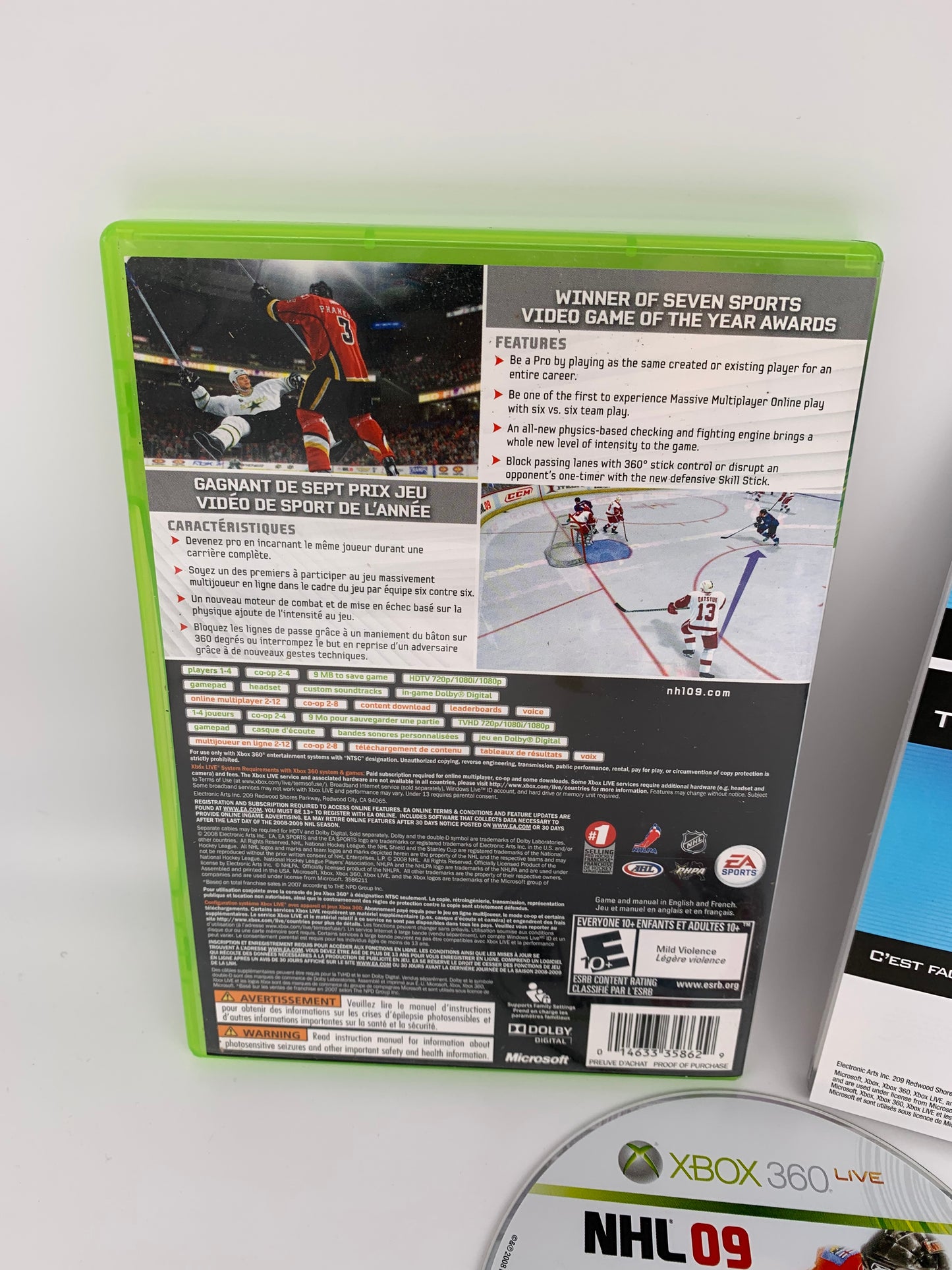 MiCROSOFT XBOX 360 | NHL 09