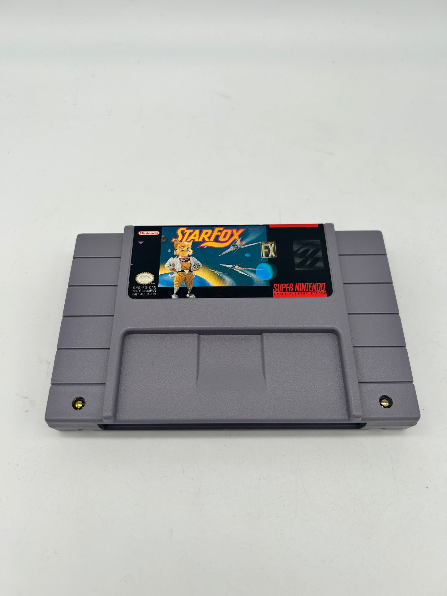 PiXEL-RETRO.COM : SUPER NINTENDO NES (SNES) GAME NTSC STAR FOX STARFOX