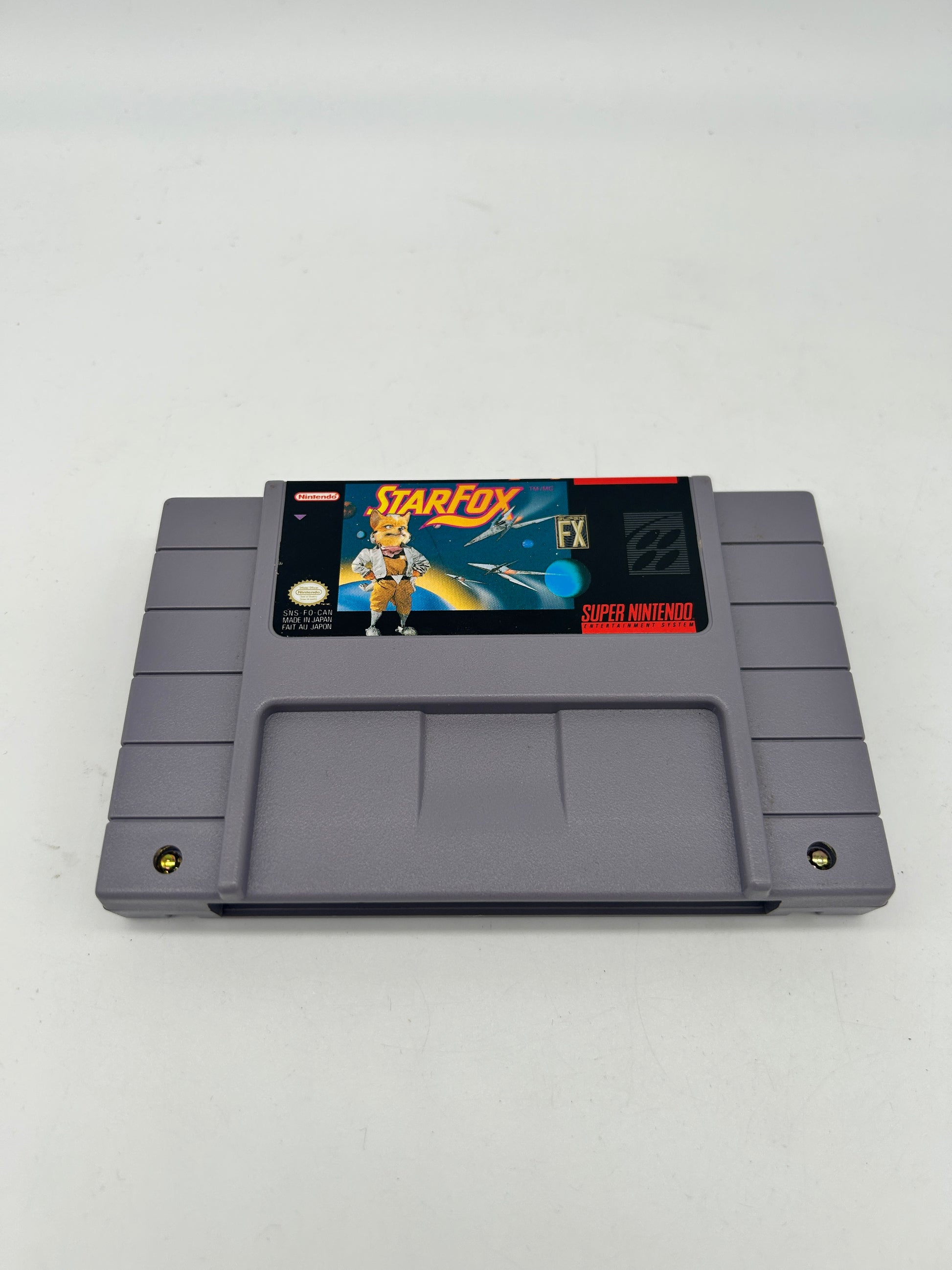 PiXEL-RETRO.COM : SUPER NINTENDO NES (SNES) GAME NTSC STAR FOX STARFOX