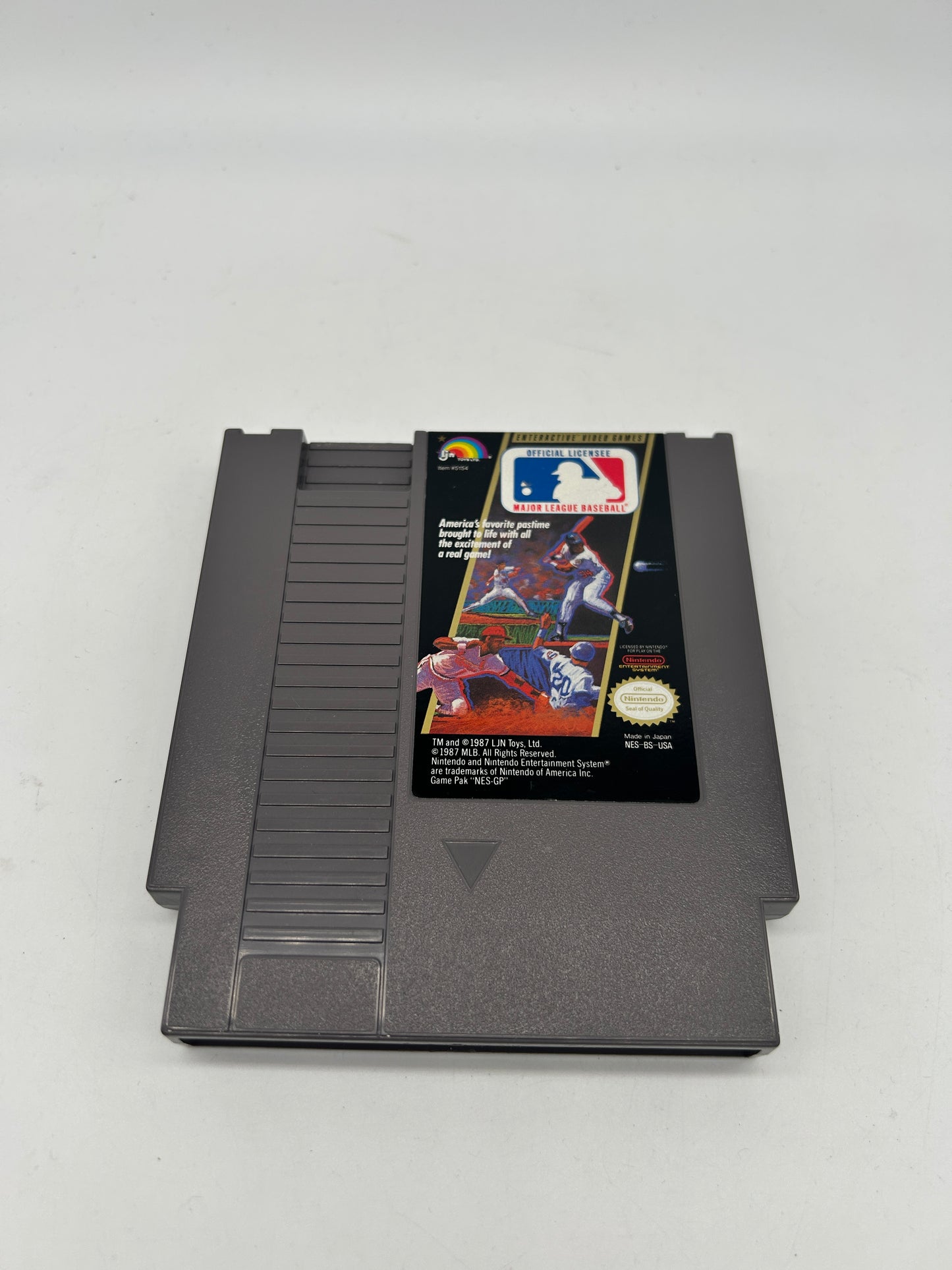 PiXEL-RETRO.COM : ORIGINAL NINTENDO NES COMPLET CIB BOX MANUAL GAME NTSC MAJOR LEAGUE BASEBALL