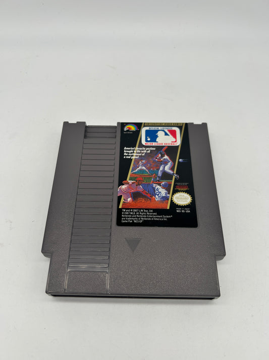 PiXEL-RETRO.COM : ORIGINAL NINTENDO NES COMPLET CIB BOX MANUAL GAME NTSC MAJOR LEAGUE BASEBALL