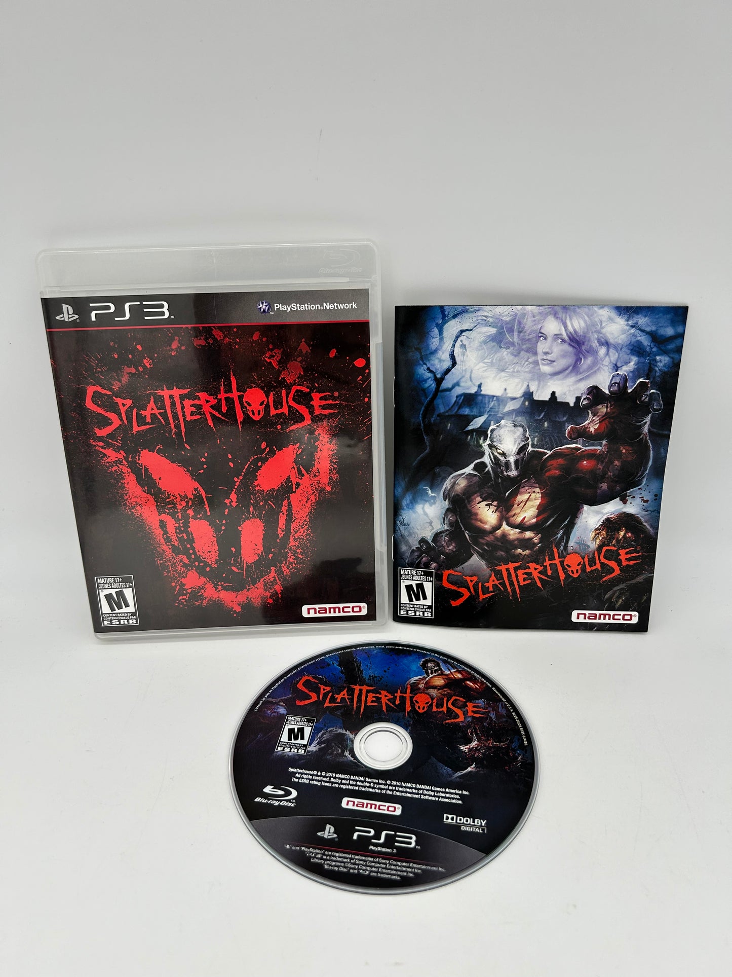 PiXEL-RETRO.COM : SONY PLAYSTATION 3 (PS3) COMPLETE IN BOX CIB MANUAL GAME NTSC SPLATTERHOUSE