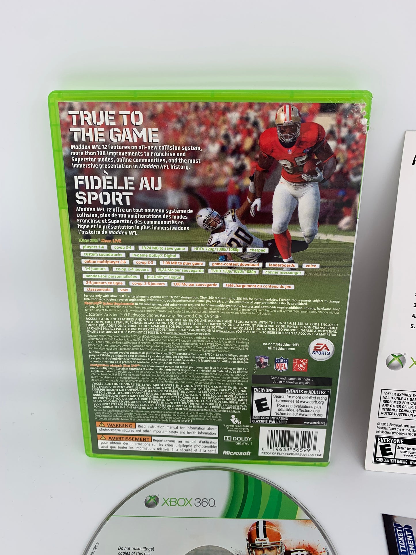 MiCROSOFT XBOX 360 | MADDEN NFL 12