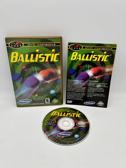 PiXEL-RETRO.COM : DVD INTERACTIVE NUON SAMSUNG COMPLETE CIB BOX MANUAL GAME NTSC BALLISTIC