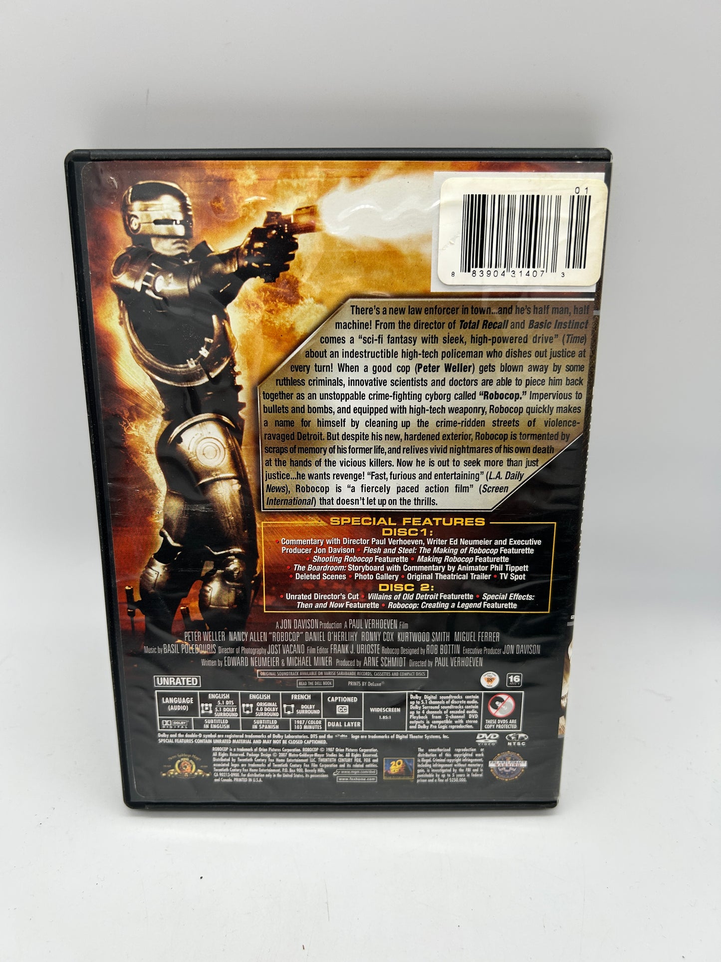 FiLM DVD | ROBOCOP | 20TH ANNiVERSARY COLLECTORS EDITION
