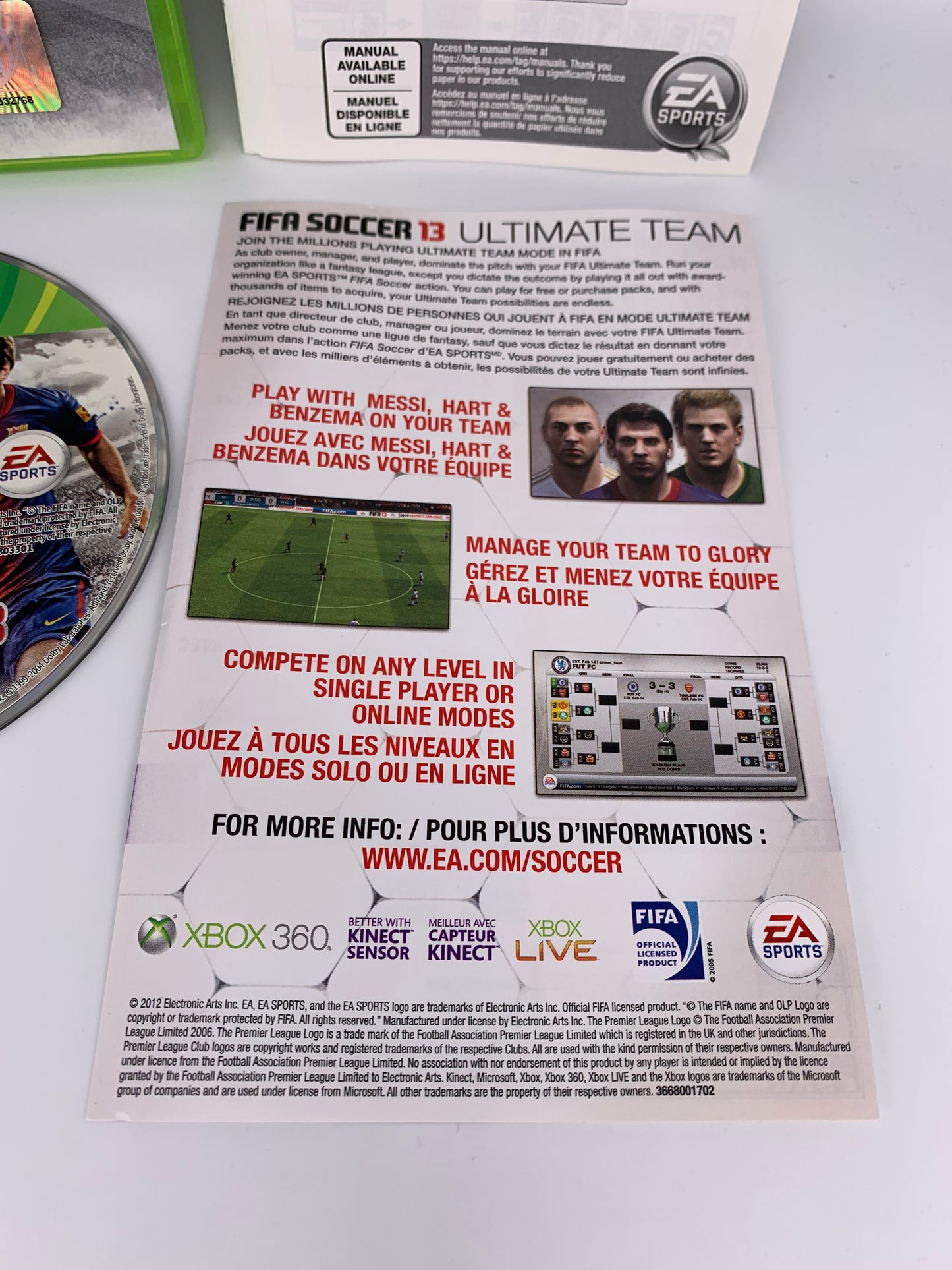 MiCROSOFT XBOX 360 | FiFA SOCCER 13