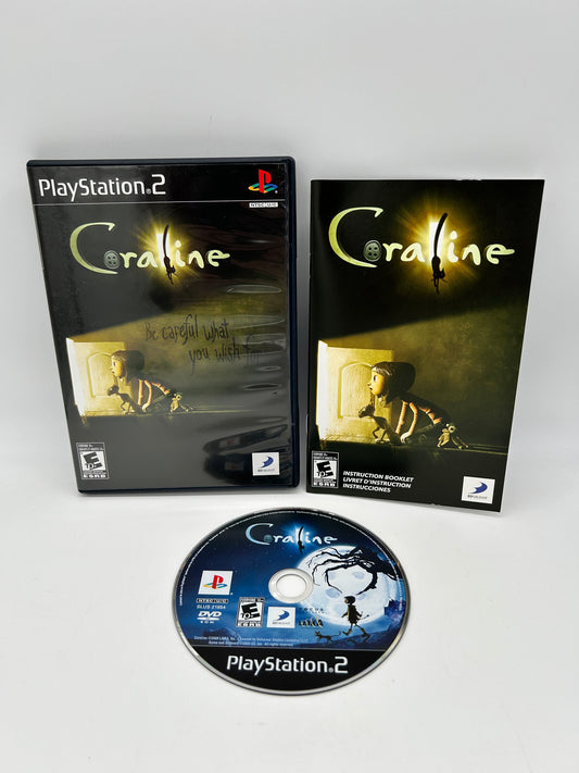 PiXEL-RETRO.COM : SONY PLAYSTATION 2 (PS2) COMPLET CIB BOX MANUAL GAME NTSC CORALINE