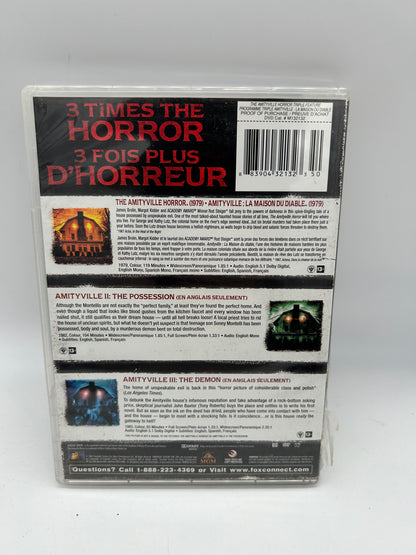 FiLM DVD | AMiTYViLLE LA MAiSON DU DiABLE HORROR | TRiPLE FEATURE