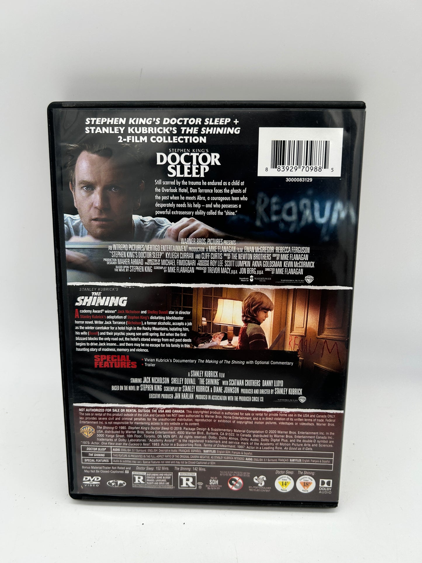 FiLM DVD | DOCTOR SLEEP THE SHiNiNG | 2-FiLM COLLECTiON