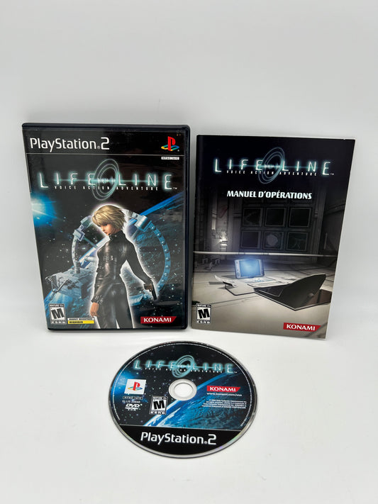 PiXEL-RETRO.COM : SONY PLAYSTATION 2 (PS2) COMPLET CIB BOX MANUAL GAME NTSC LIFELINE LIFE LINE