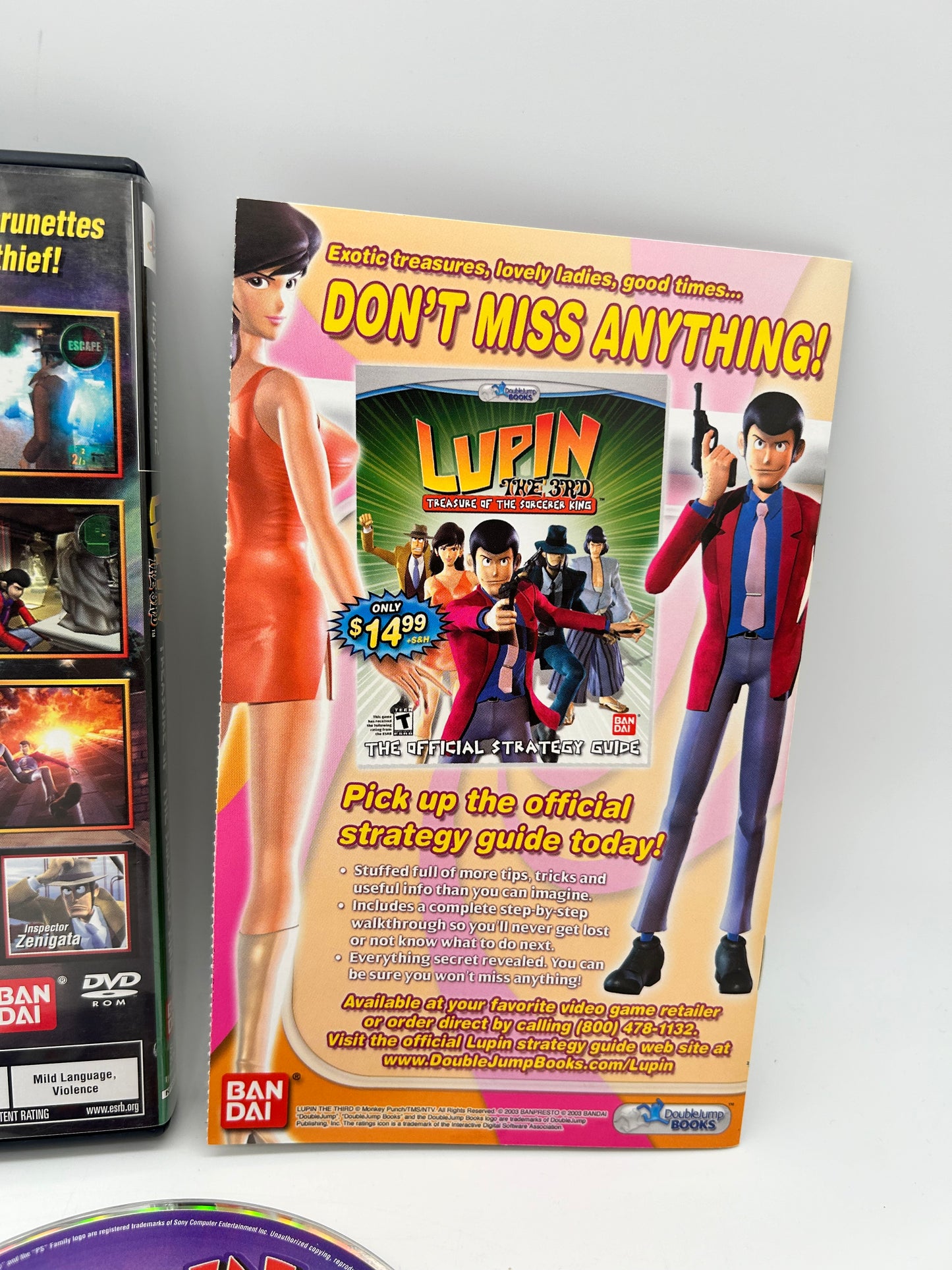 SONY PLAYSTATiON 2 [PS2] | LUPiN THE 3RD TREASURE OF THE SORCERER KiNG