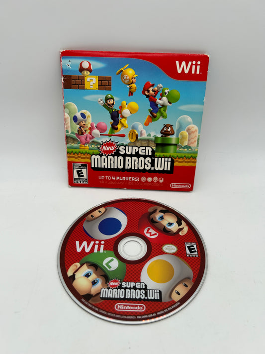 PiXEL-RETRO.COM : NINTENDO WII COMPLET CIB BOX MANUAL GAME NTSC NEW SUPER MARIO BROS. WII