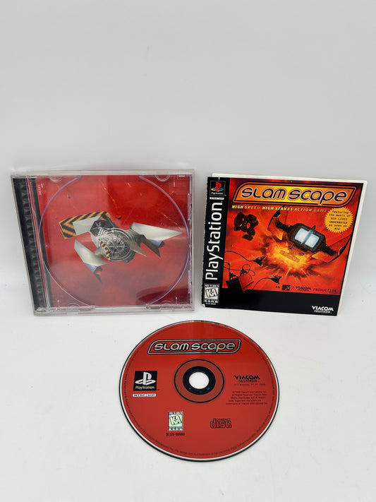 PiXEL-RETRO.COM : SONY PLAYSTATION (PS1) COMPLETE CIB BOX MANUAL GAME NTSC SLAMSCAPE