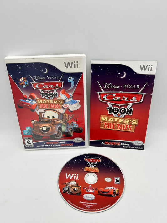 PiXEL-RETRO.COM : NINTENDO WII COMPLET CIB BOX MANUAL GAME NTSC CARS TOON MATERS TALL TALES