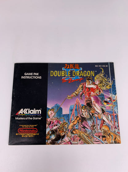 NiNTENDO [NES] ORiGiNAL | DOUBLE DRAGON II THE REVENGE