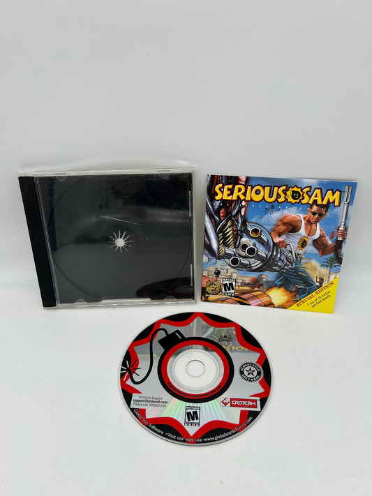 PiXEL-RETRO.COM : COMPUTER (PC) COMPLETE CIB BOX MANUAL GAME NTSC SERIOUS SAM THE FIRST ENCOUNTER