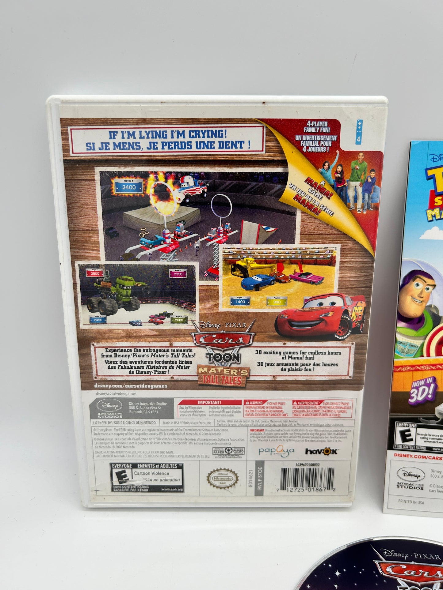 NiNTENDO Wii | CARS TOON MATERS TALL TALES