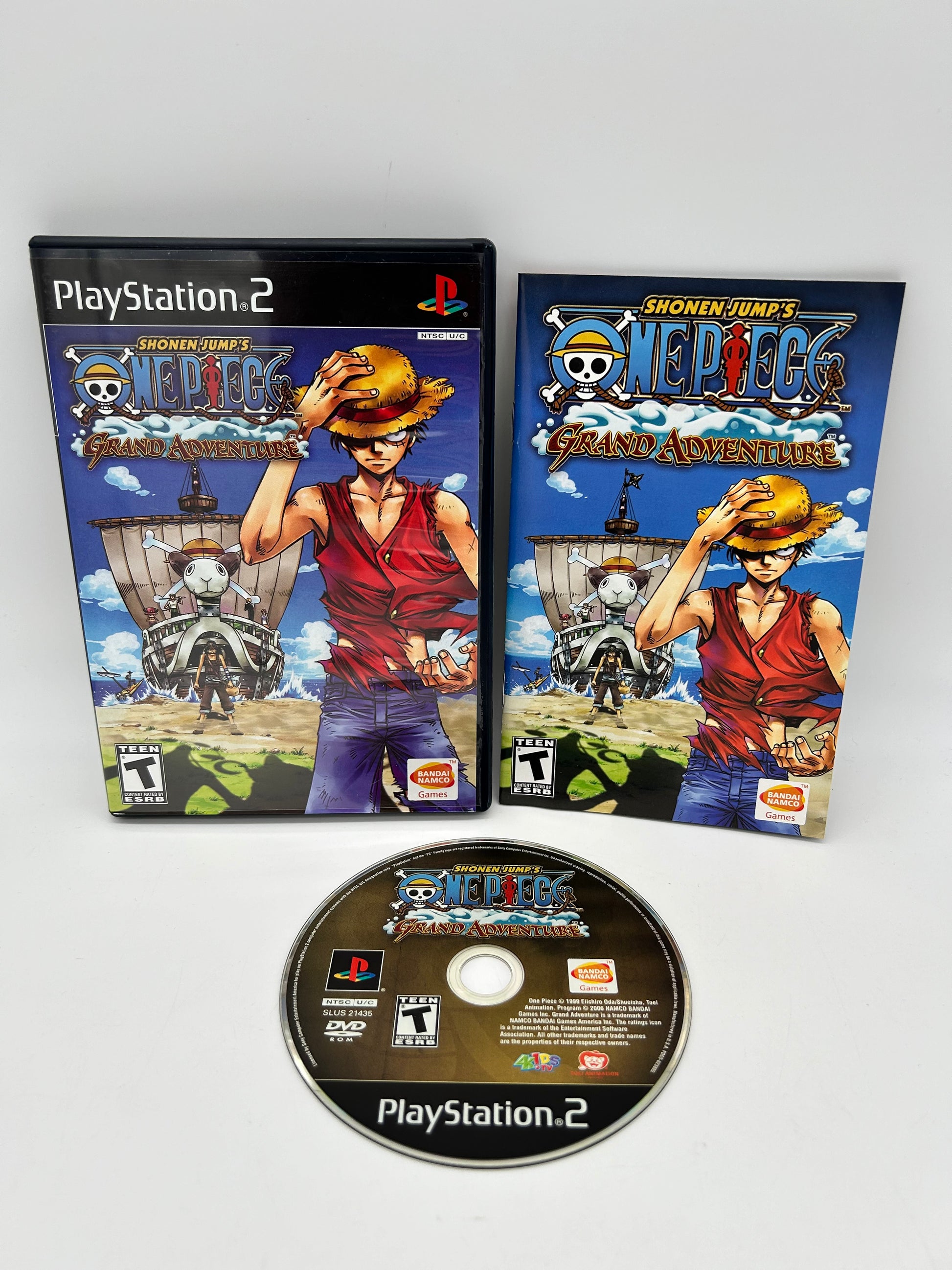 PiXEL-RETRO.COM : SONY PLAYSTATION 2 (PS2) COMPLET CIB BOX MANUAL GAME NTSC ONE PIECE GRAND ADVENTURE