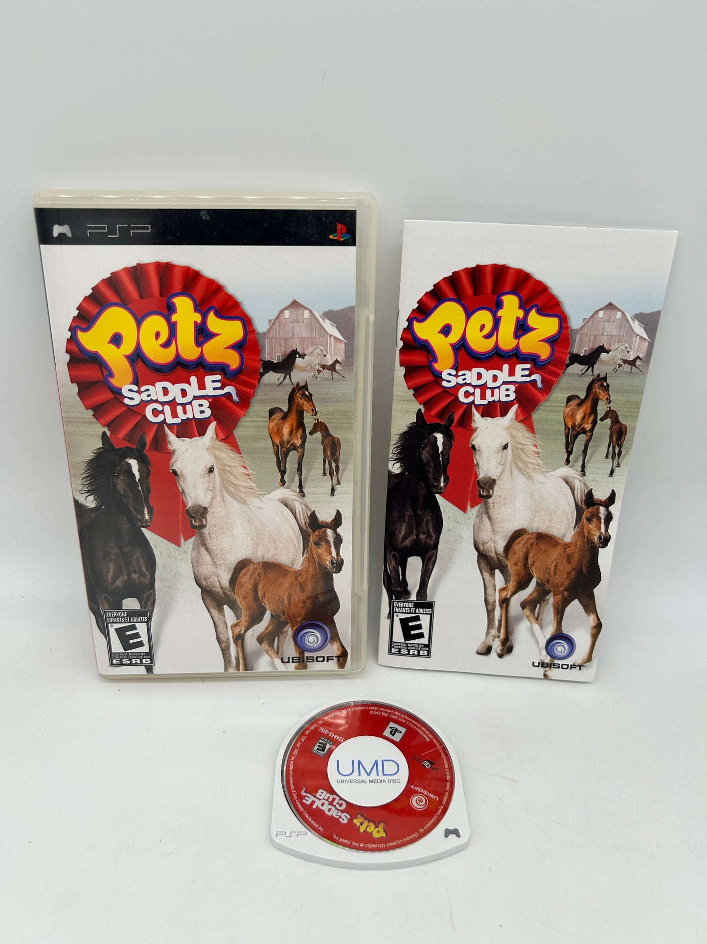 PiXEL-RETRO.COM : SONY PLAYSTATION PORTABLE (PSP) COMPLET CIB BOX MANUAL GAME NTSC PETZ SADDLE CLUB