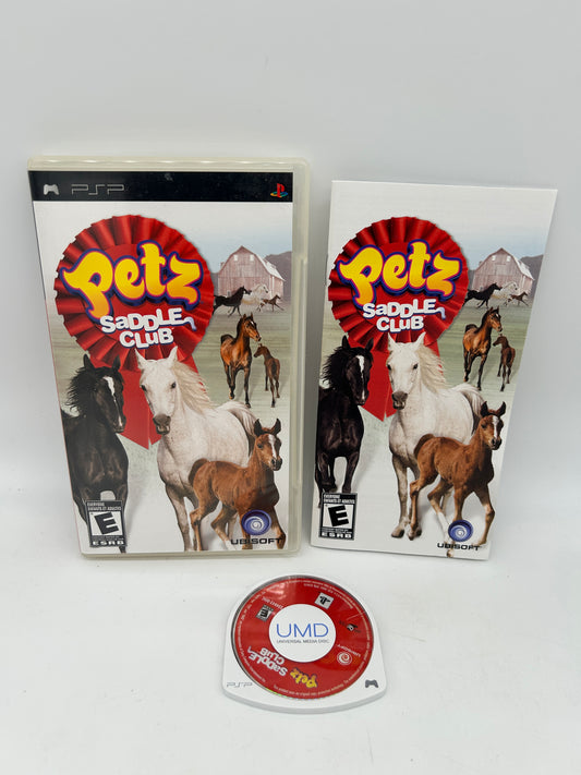 PiXEL-RETRO.COM : SONY PLAYSTATION PORTABLE (PSP) COMPLET CIB BOX MANUAL GAME NTSC PETZ SADDLE CLUB