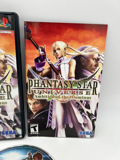 SONY PLAYSTATiON 2 [PS2] | PHANTASY STAR UNiVERSE AMBiTiON OF THE iLLUMiNUS