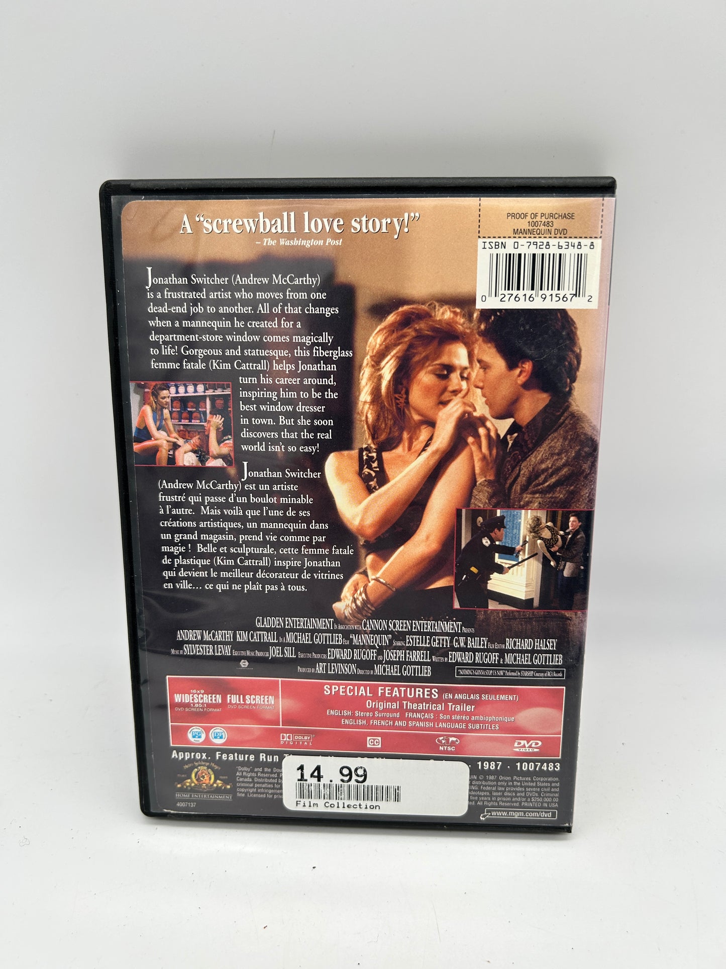 FiLM DVD | MANNEQUiN