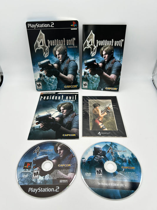 PiXEL-RETRO.COM : SONY PLAYSTATION 2 (PS2) COMPLET CIB BOX MANUAL GAME NTSC RESIDENT EVIL 4 PREMIUM COLLECTOR'S EDITION