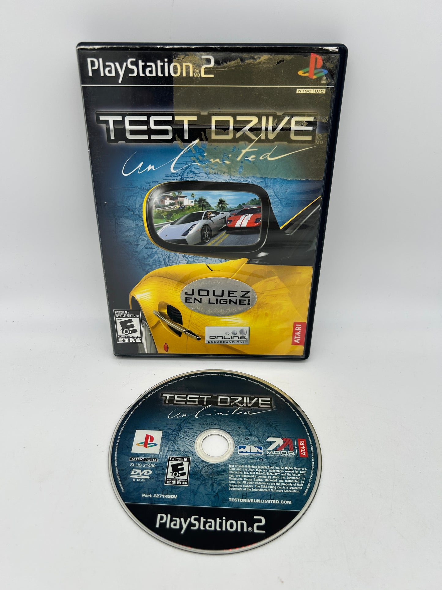 PiXEL-RETRO.COM : SONY PLAYSTATION 2 (PS2) COMPLET CIB BOX MANUAL GAME NTSC TEST DRIVE UNLIMITED