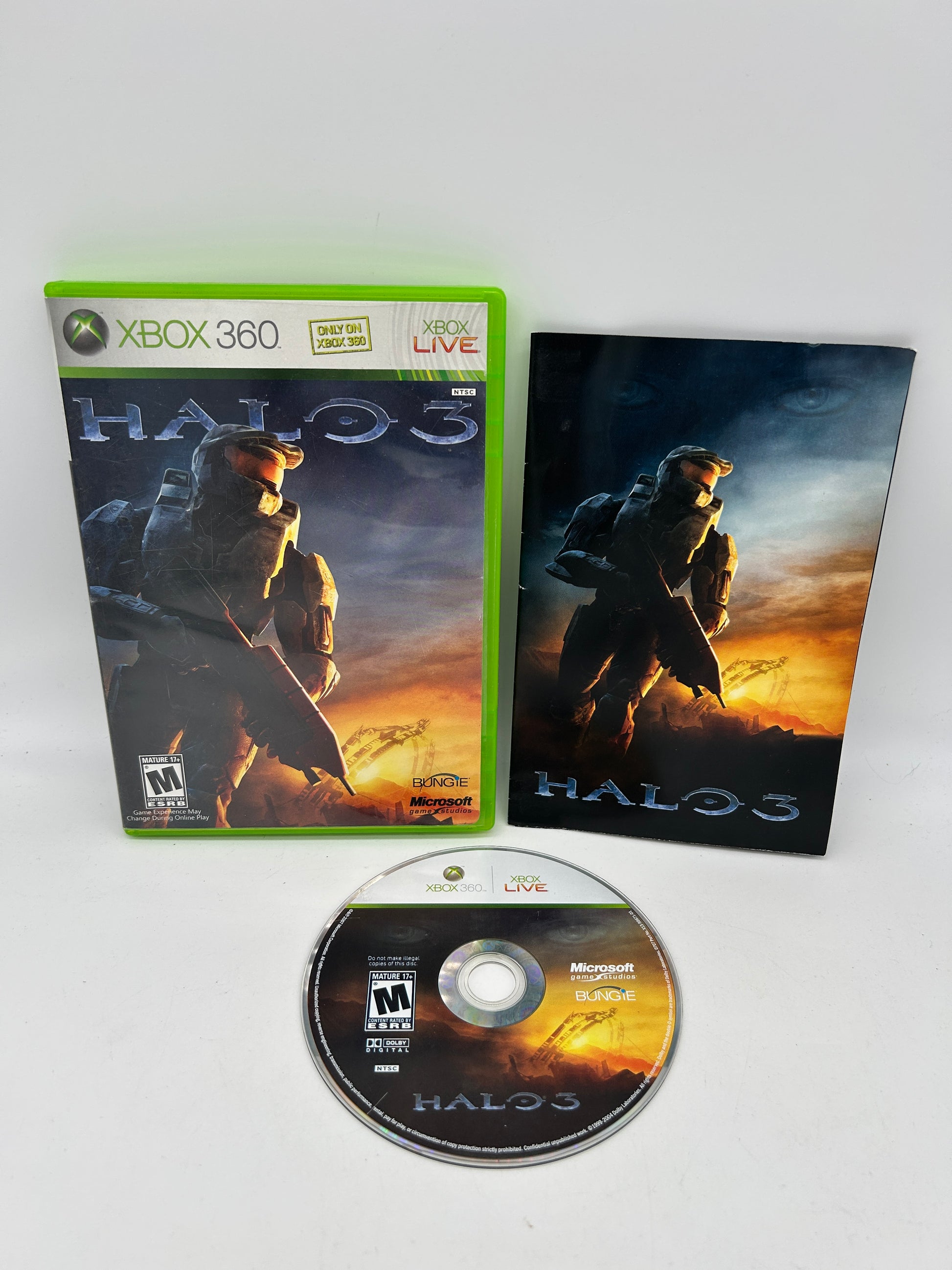 PiXEL-RETRO.COM : MICROSOFT XBOX 360 COMPLETE CIB BOX MANUAL GAME NTSC HALO 3