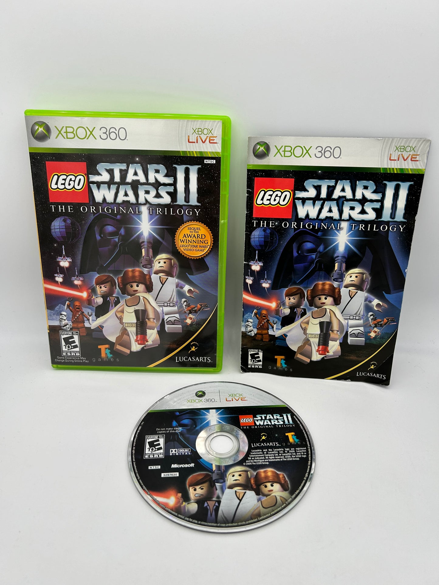 PiXEL-RETRO.COM : MICROSOFT XBOX 360 COMPLETE CIB BOX MANUAL GAME NTSC STAR WARS LEGO THE ORIGINAL TRILOGY