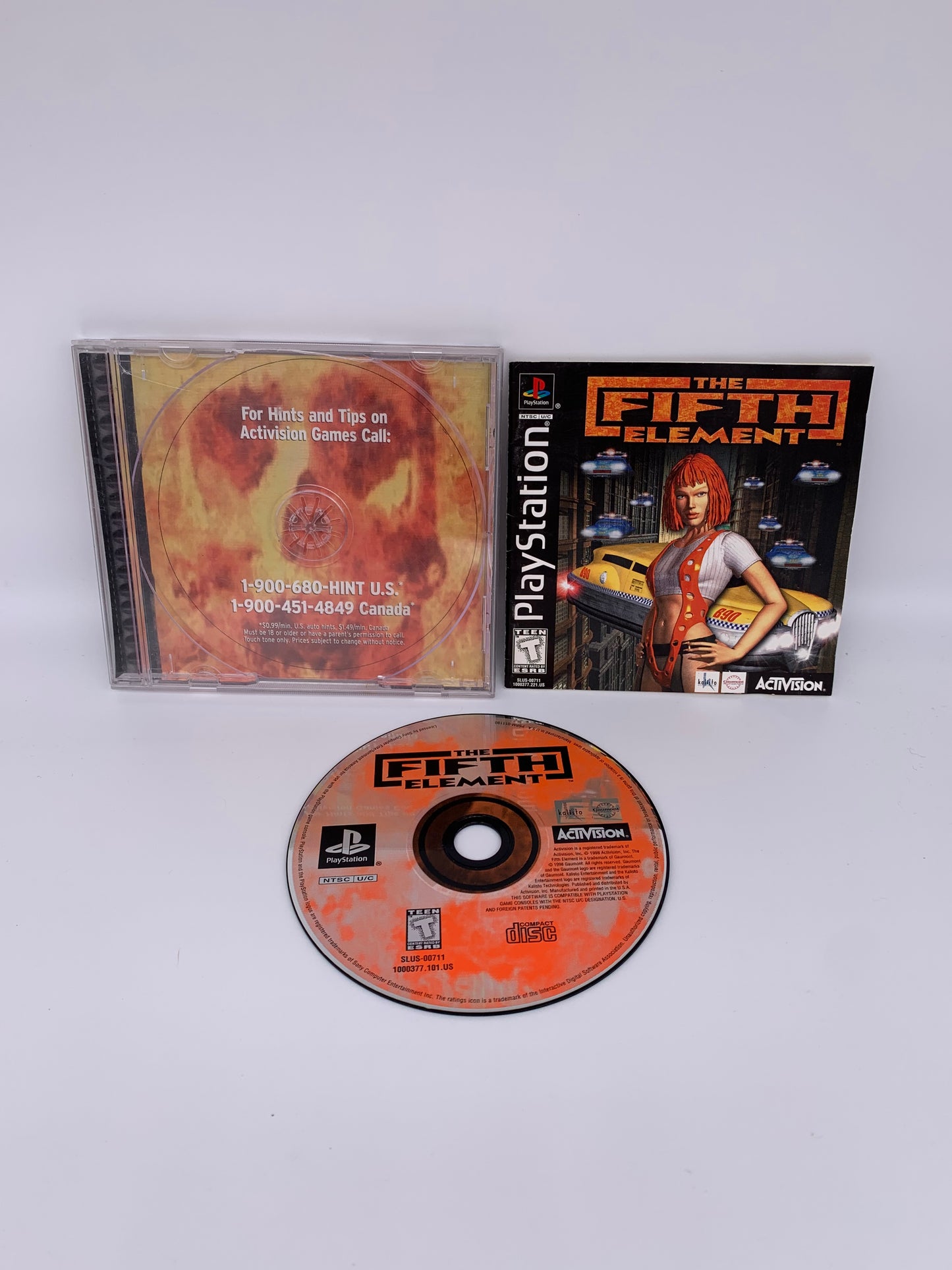 PiXEL-RETRO.COM : SONY PLAYSTATION 1 ORIGINAL PS1 COMPLETE GAME INSTRUCTION MANUAL BOX THE FIFTH ELEMENT GAME NTSC