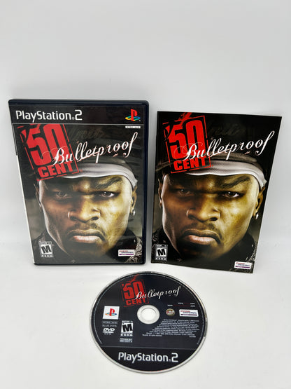 PiXEL-RETRO.COM : SONY PLAYSTATION 2 (PS2) COMPLET CIB BOX MANUAL GAME NTSC 50 CENT BULLETPROOF