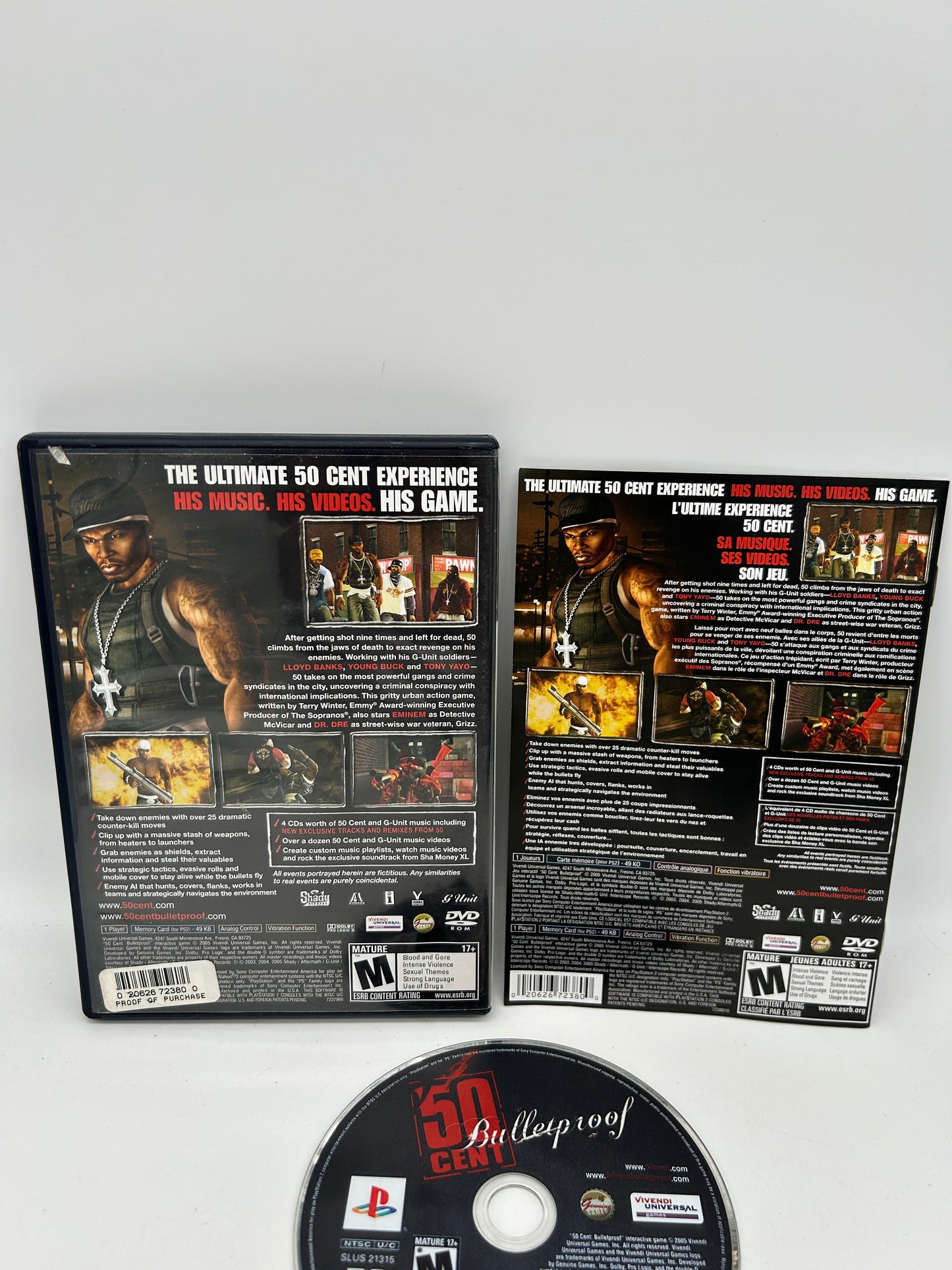 SONY PLAYSTATiON 2 [PS2] | 50 CENT BULLETPROOF