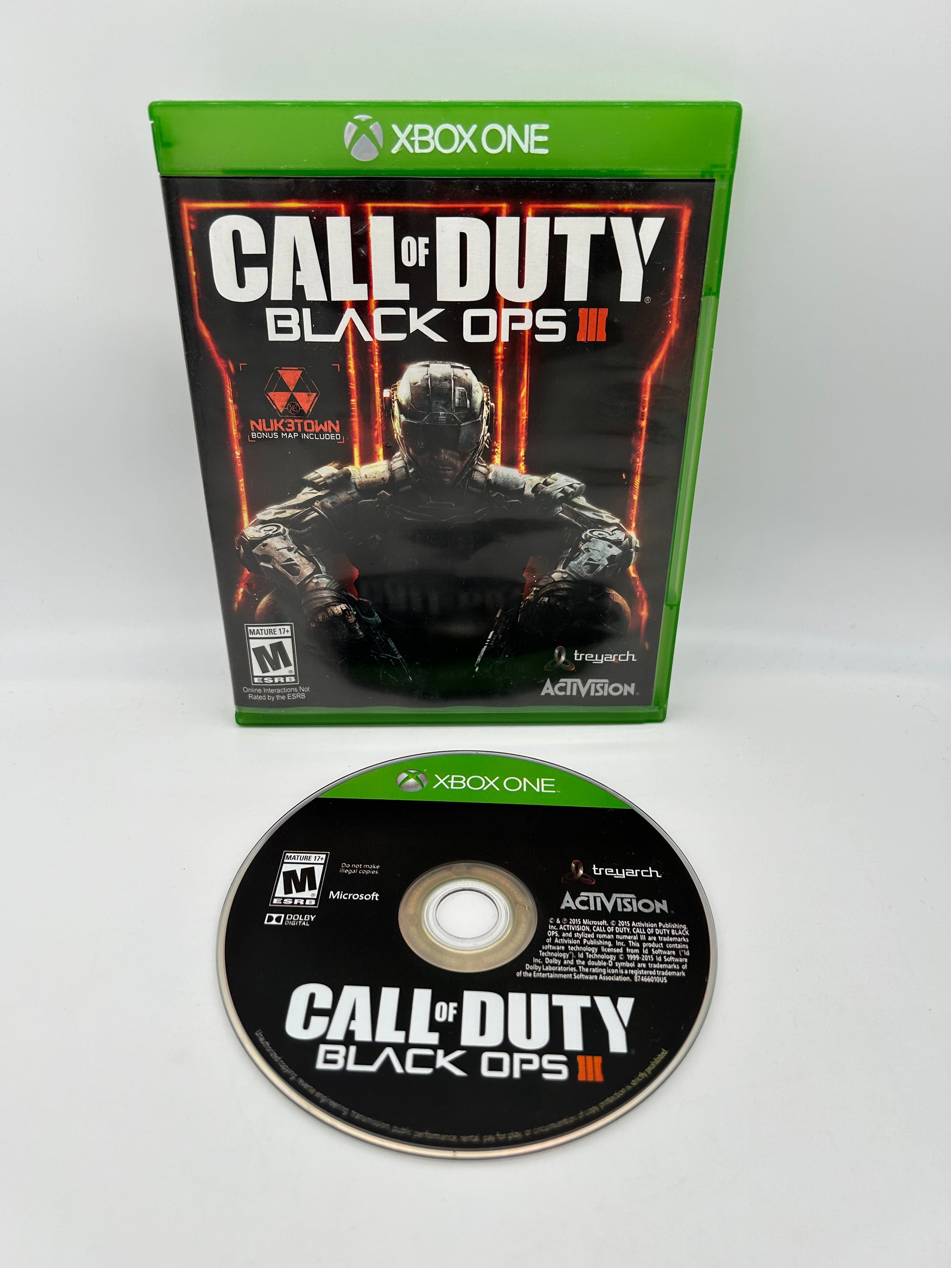 PiXEL-RETRO.COM : MICROSOFT XBOX ONE COMPLETE CIB BOX MANUAL GAME NTSC CALL OF DUTY BLACK OPS III 3
