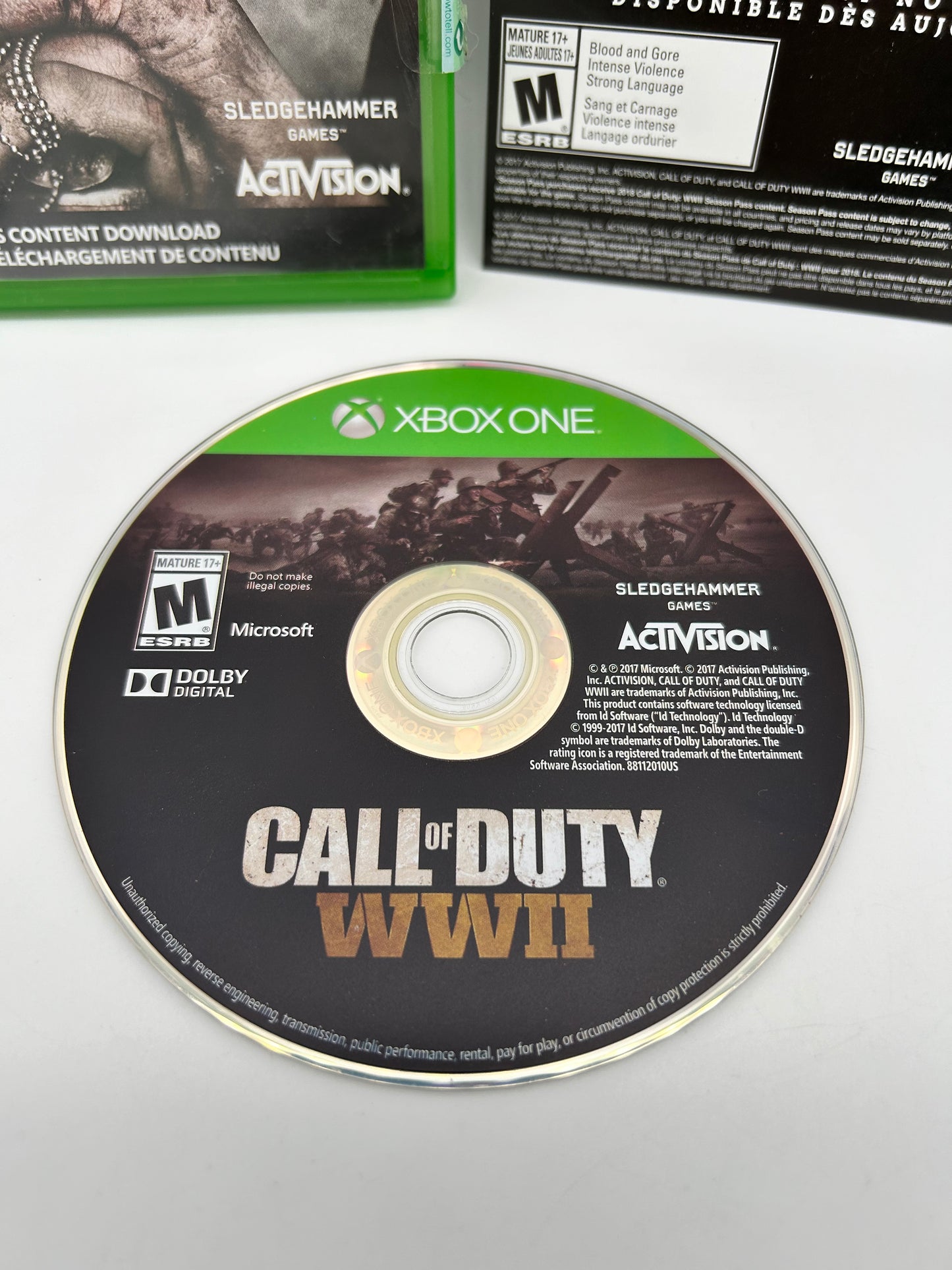 MiCROSOFT XBOX ONE | CALL OF DUTY WWII