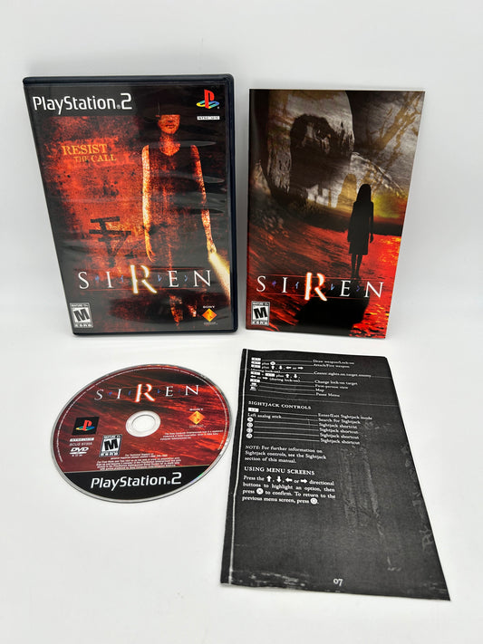 PiXEL-RETRO.COM : SONY PLAYSTATION 2 (PS2) COMPLET CIB BOX MANUAL GAME NTSC SIREN