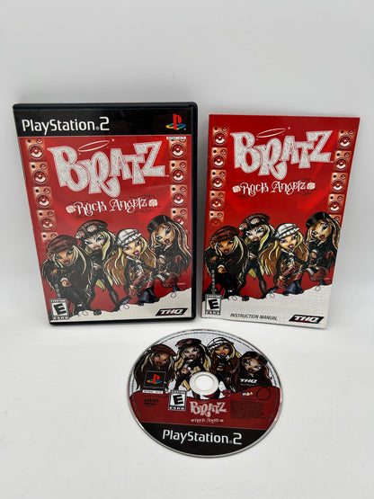 PiXEL-RETRO.COM : SONY PLAYSTATION 2 (PS2) COMPLET CIB BOX MANUAL GAME NTSC BRATZ ROCK ANGELZ