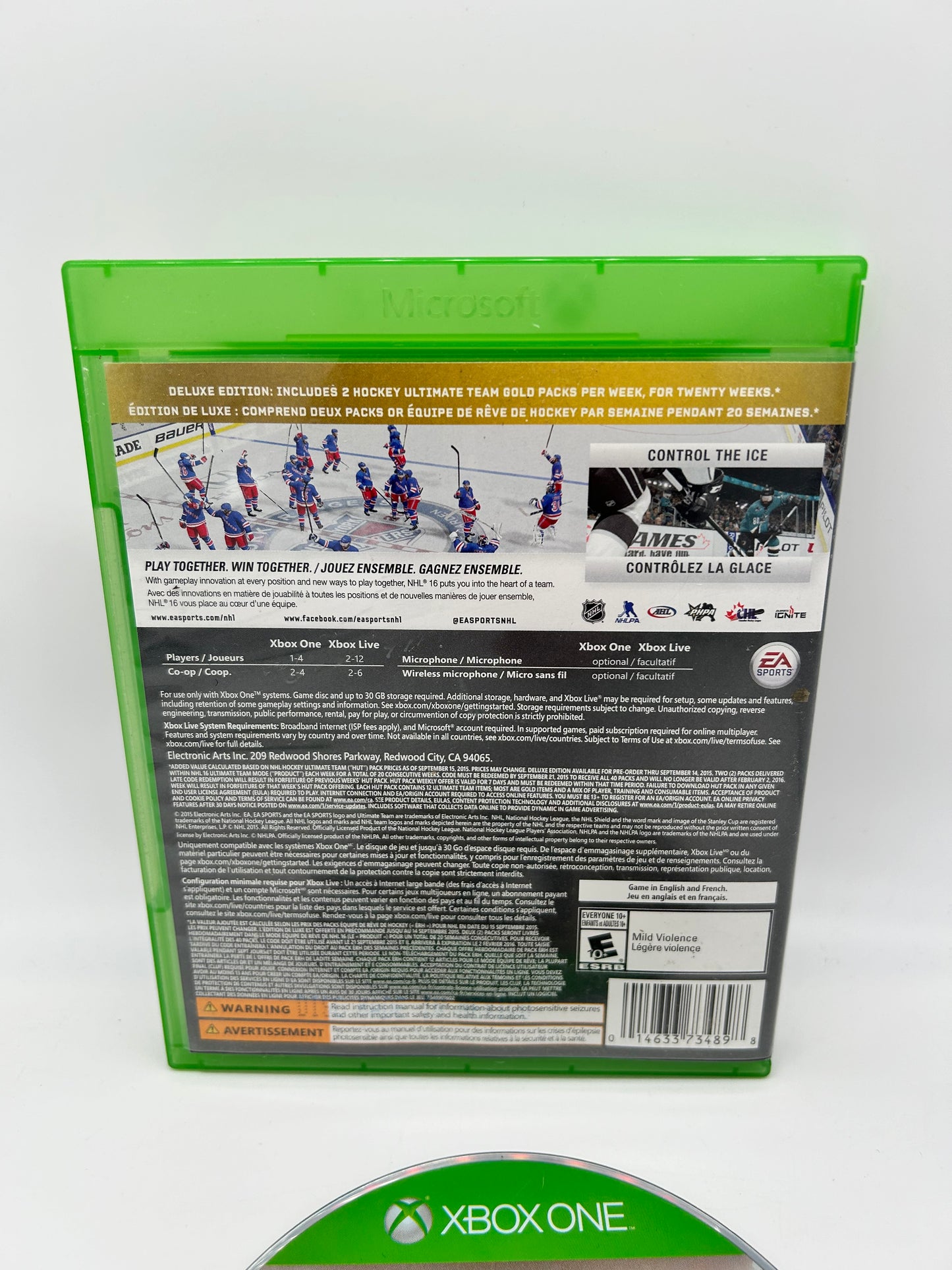 MiCROSOFT XBOX ONE | NHL 16 | DELUXE EDiTiON