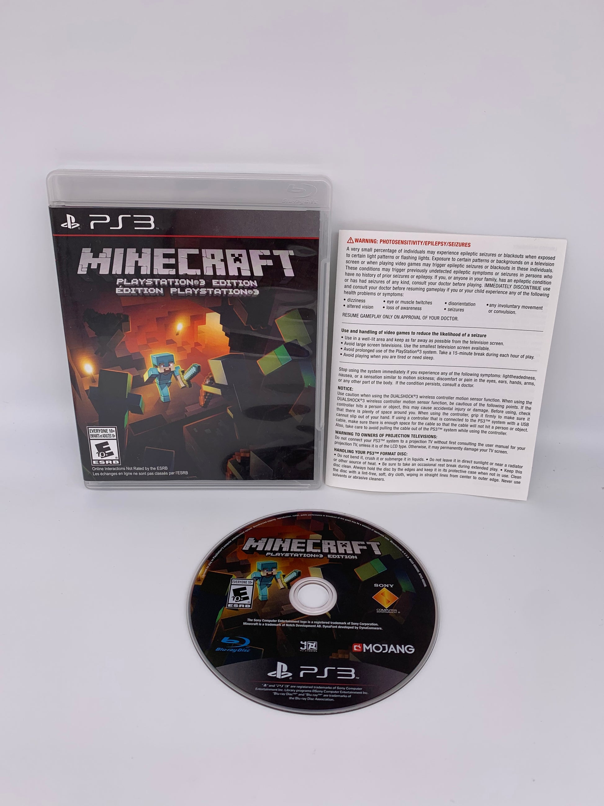PiXEL-RETRO.COM : SONY PLAYSTATION 3 (PS3) COMPLET CIB BOX MANUAL GAME NTSC MINECRAFT