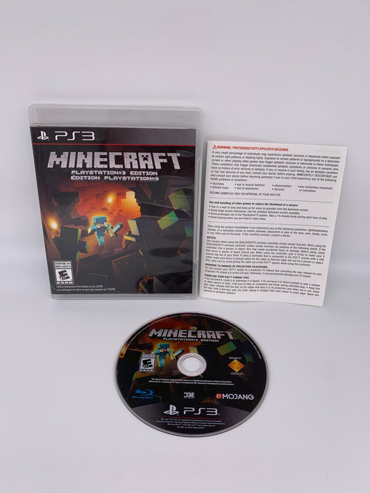 PiXEL-RETRO.COM : SONY PLAYSTATION 3 (PS3) COMPLET CIB BOX MANUAL GAME NTSC MINECRAFT