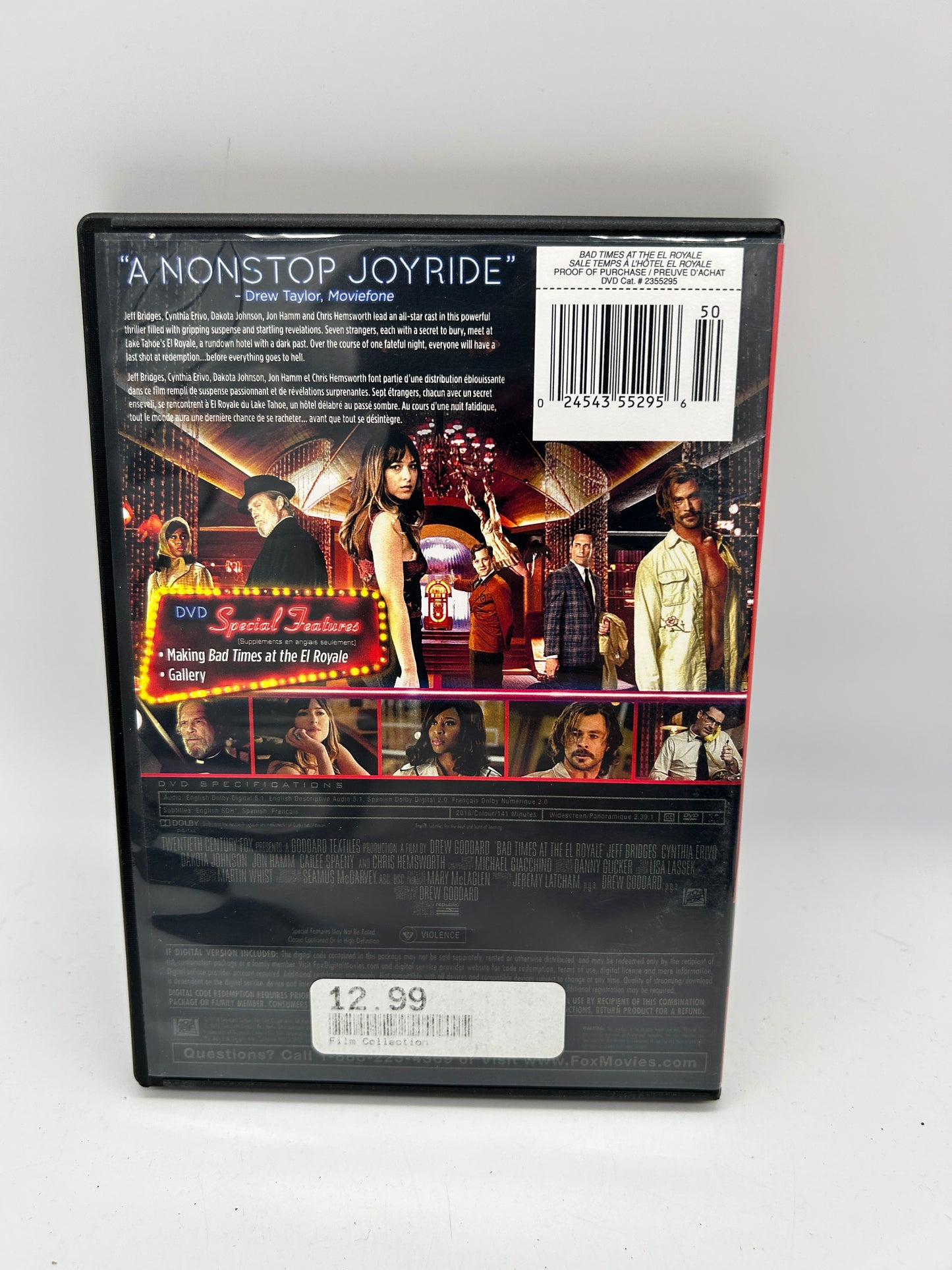 FiLM DVD | SALE TEMPS A L'HOTEL EL ROYALE [BAD TiMES AT THE]