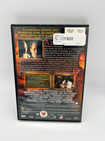 FiLM DVD | DOMiNiON PREQUELL TO THE EXORCiST