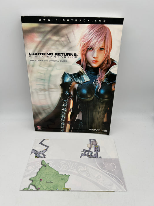 PiXEL-RETRO.COM : BOOKS STRATEGY PLAYER'S GUIDE WALKTHROUGH OFFICIAL PIGGYBACK FINAL FANTASY XIII LIGHTNING RETURNS